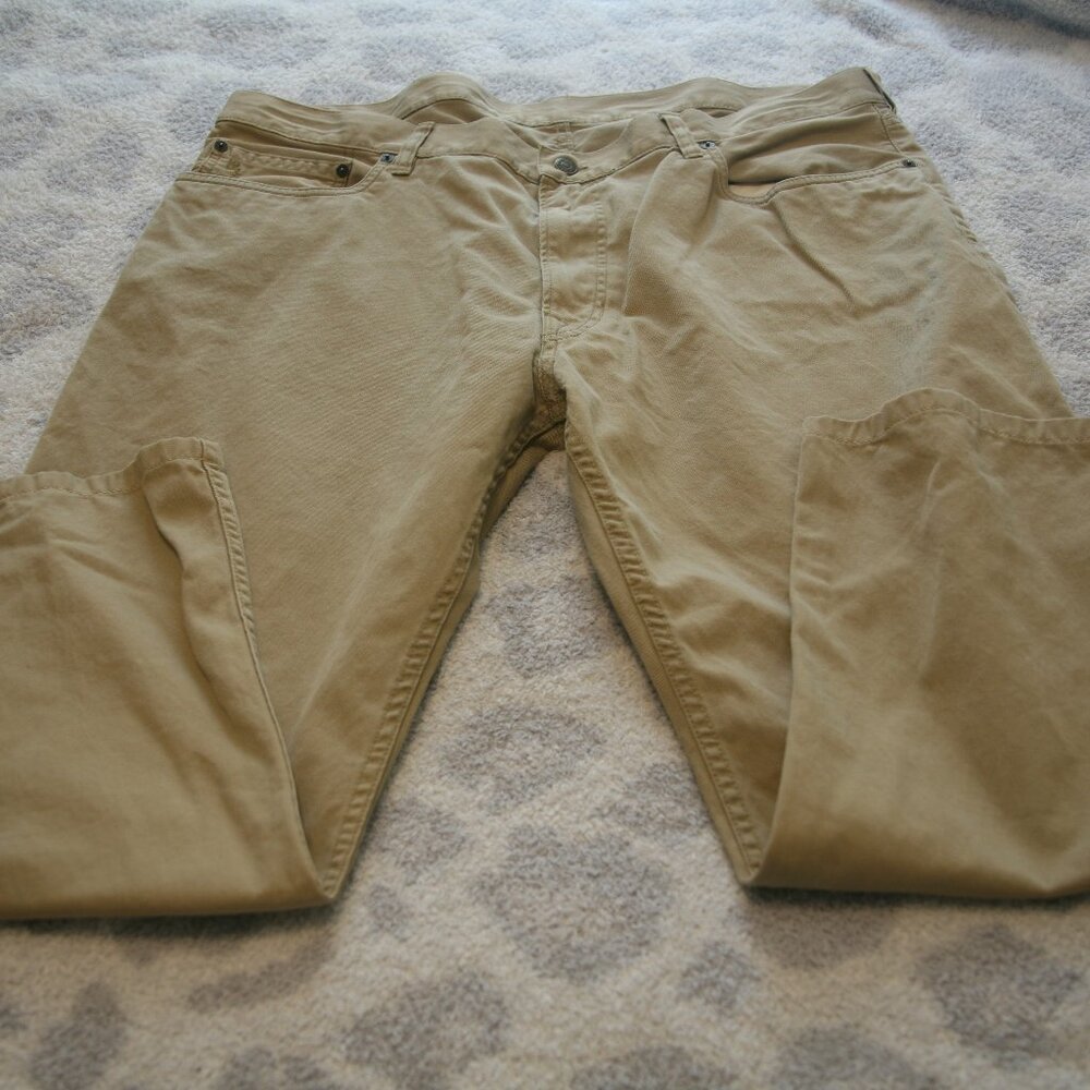 Ralph Lauren Polo Men's Khaki Pants, Size 40x29, Khaki